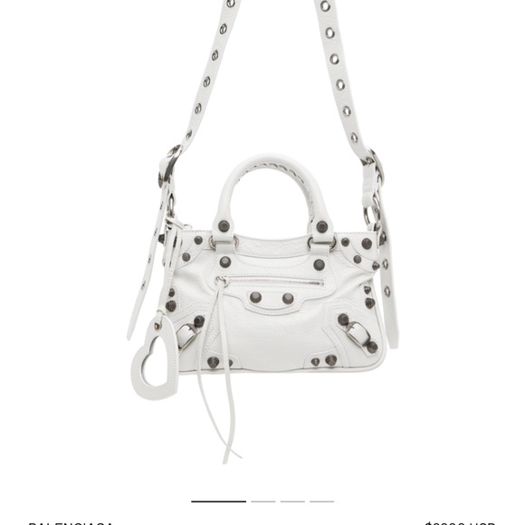 COPY - Balenciaga Neo Cagole small Leather Handbag - Picture 1 of 16